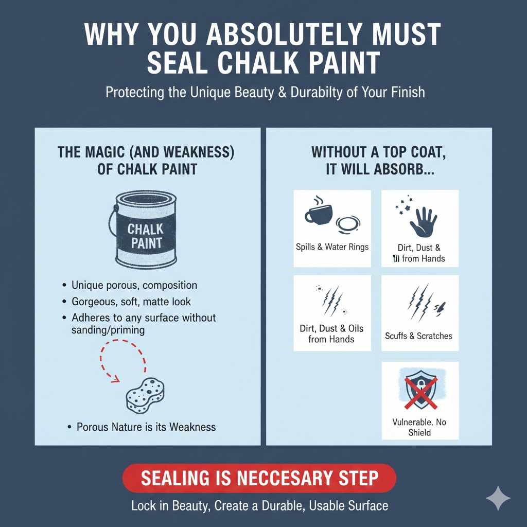 Why You Absolutely Must Seal Chalk Paint

