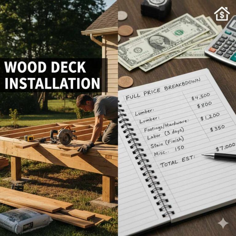 Wood Deck Installation Cost: Full Price Breakdown