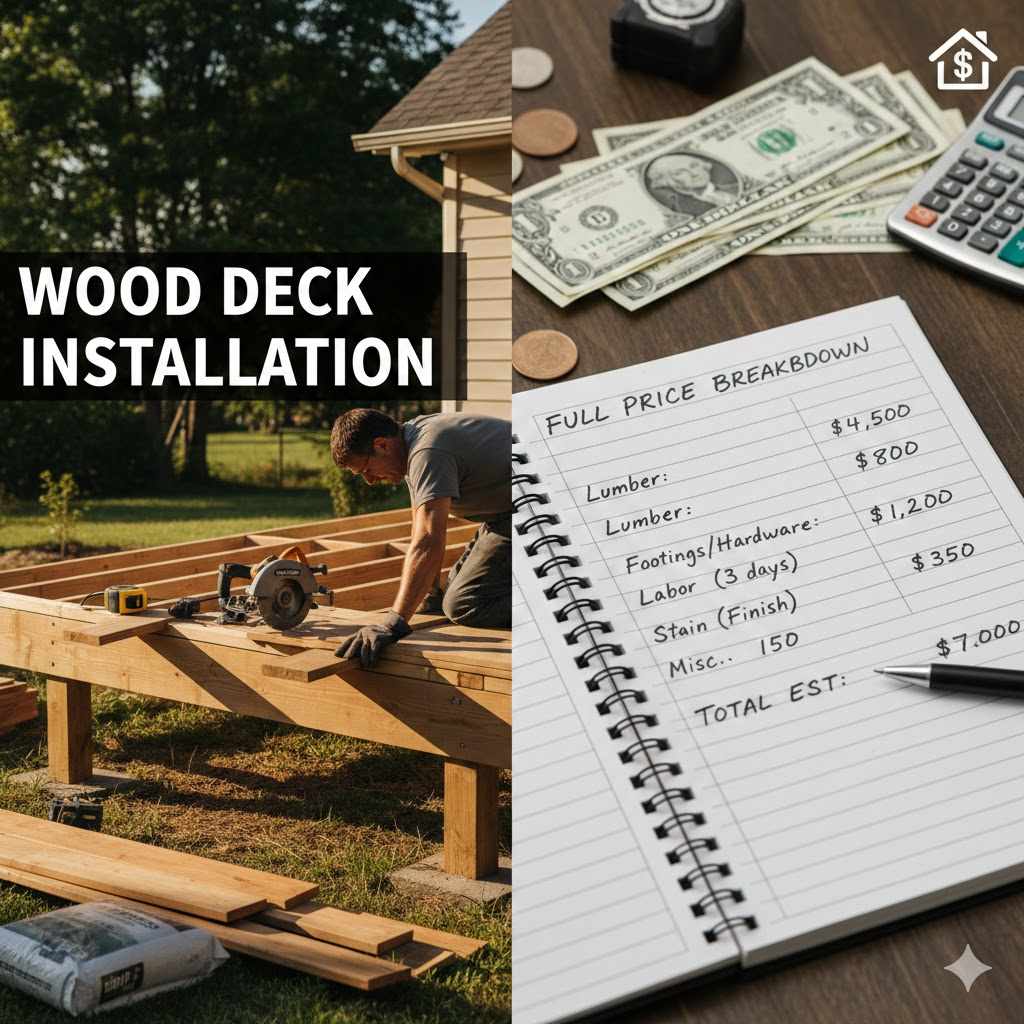 Wood Deck Installation Cost: Full Price Breakdown