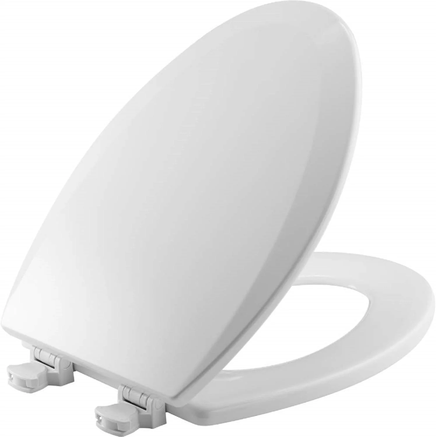 Bemis 1500EC 390 Lift-Off Wood Elongated Toilet Seat in Cotton White