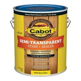 Cabot Semi-Transparent Wood Stain + Sealer, Low VOC (Cedar)