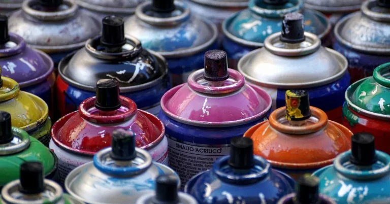 spray paint can wood finish