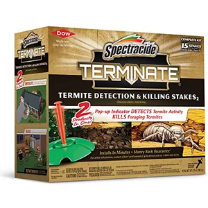 Spectracide Terminate termite detection and killing stakes box, 15 count