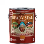 Ready Seal Exterior Wood Stain and Sealer, Redwood, semi-transparent, 1 gallon