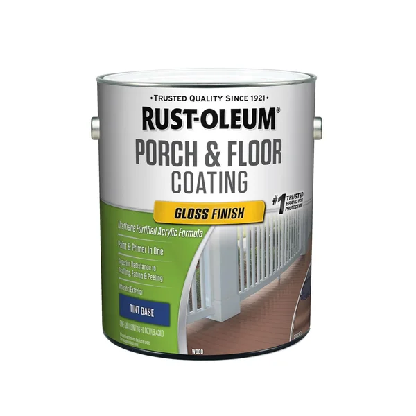 Rust-Oleum Porch and Floor Paint, Gloss Finish, 1 gallon