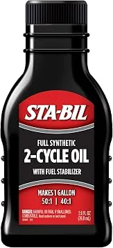 STA-BIL Full Synthetic 2-Cycle Oil, 2.6 ounces