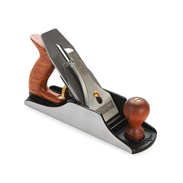 WoodRiver number 4-1/2 Bedrock-style smoothing plane with rosewood handle and ductile iron body