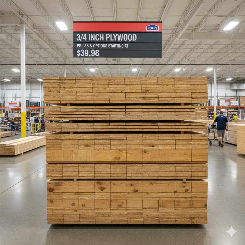 34 Inch Plywood at Lowe's Prices & Options