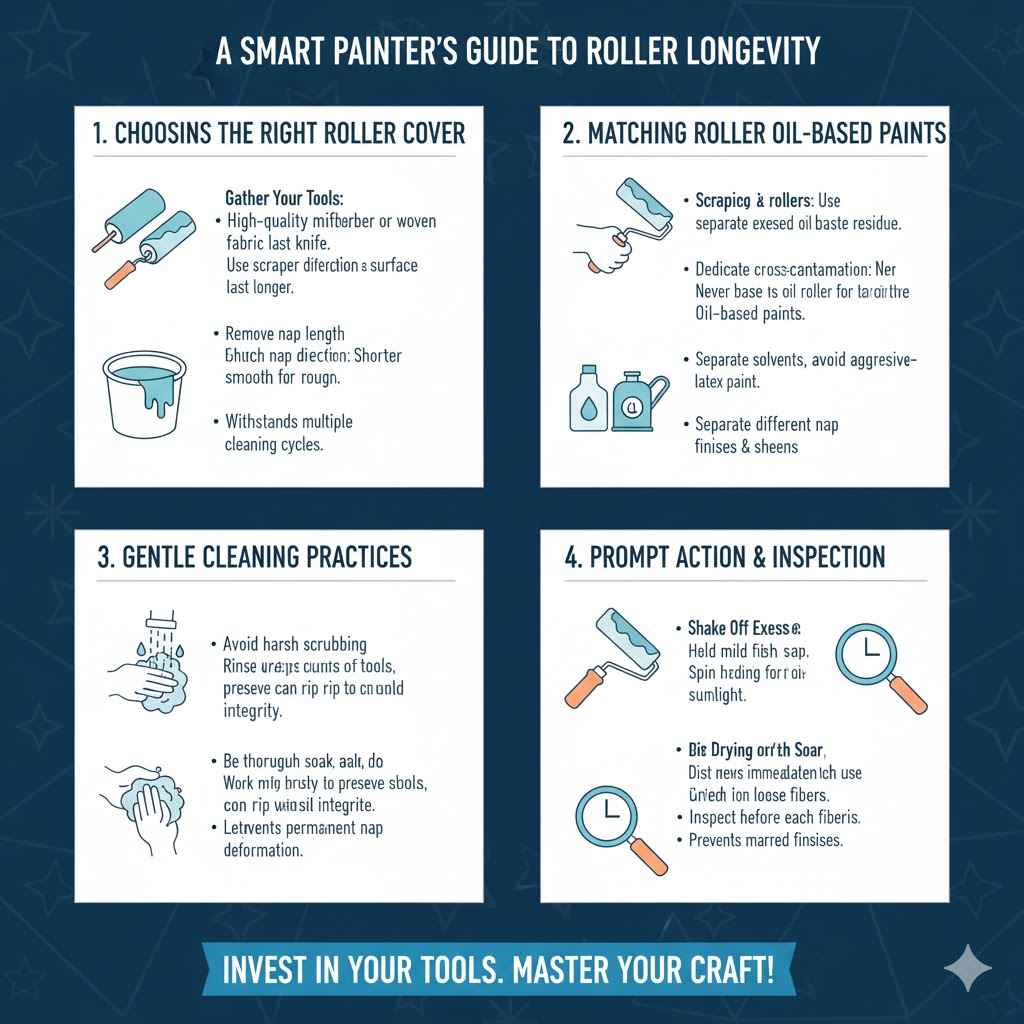 A Smart Painter’s Guide to Roller Longevity