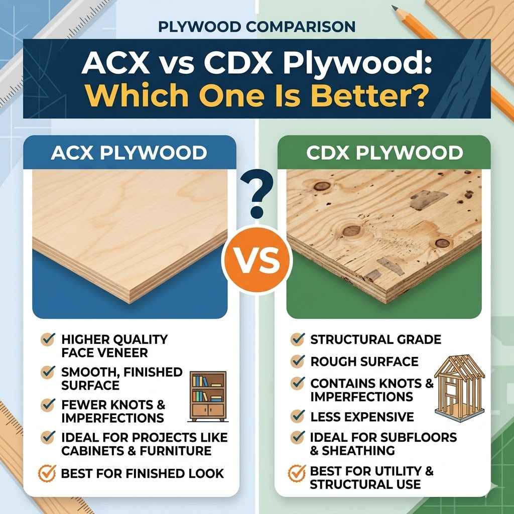 ACX vs CDX Plywood