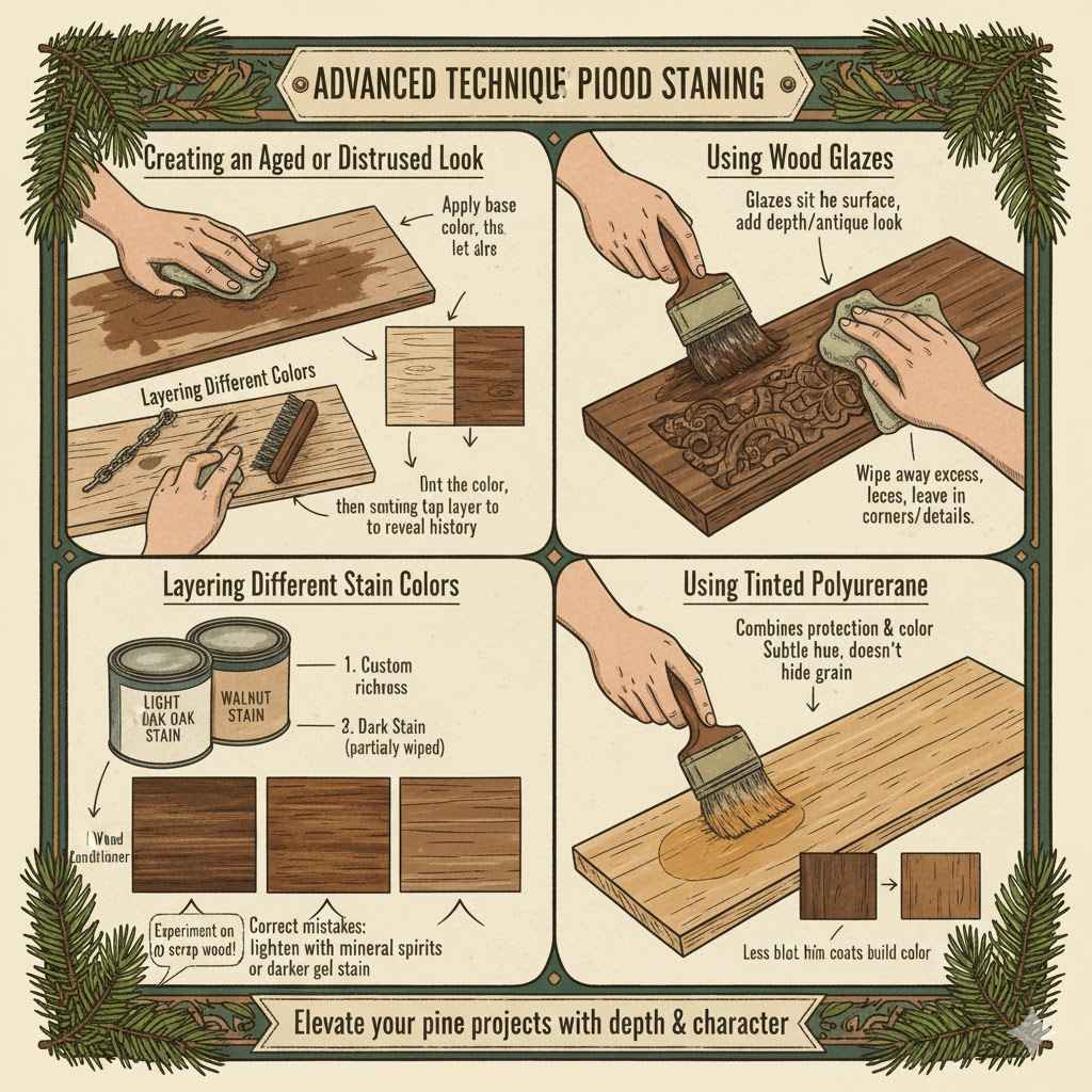Advanced Techniques for Pine Wood Staining