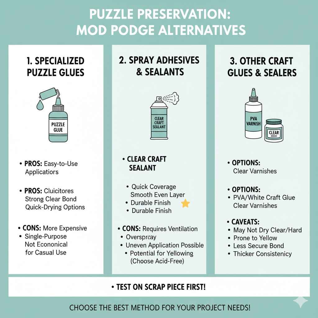 Alternatives To Mod Podge For Puzzles