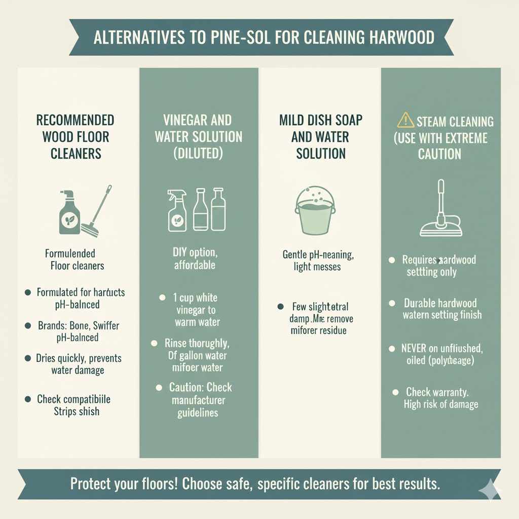 Alternatives to Pine-Sol for Cleaning Hardwood