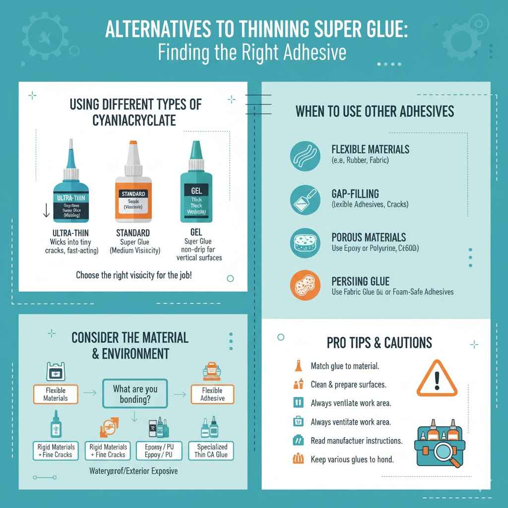Alternatives to Thinning Super Glue