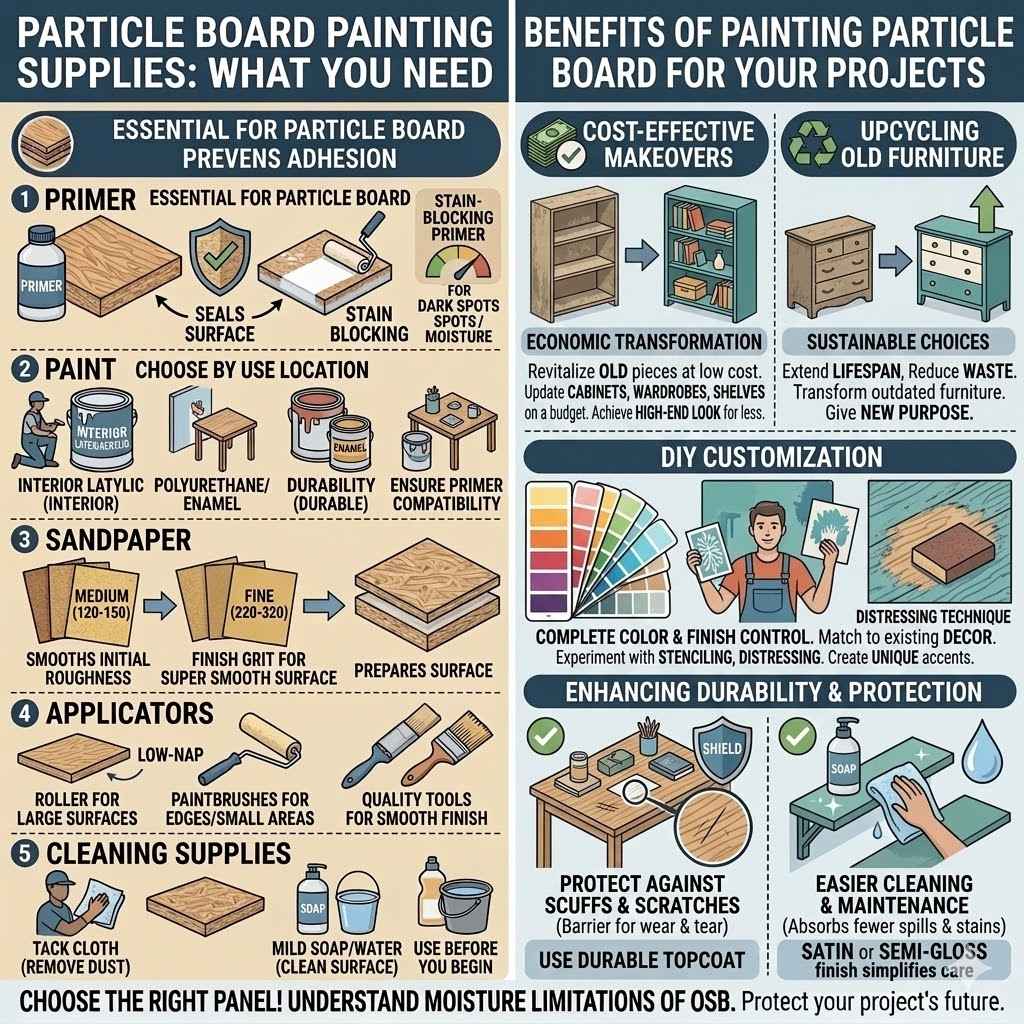 Benefits of Painting Particle Board for Your Projects
