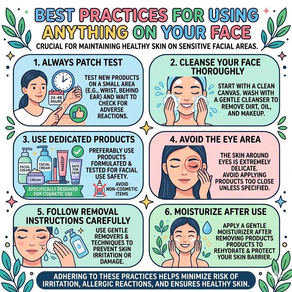 Best Practices for Using Anything on Your Face