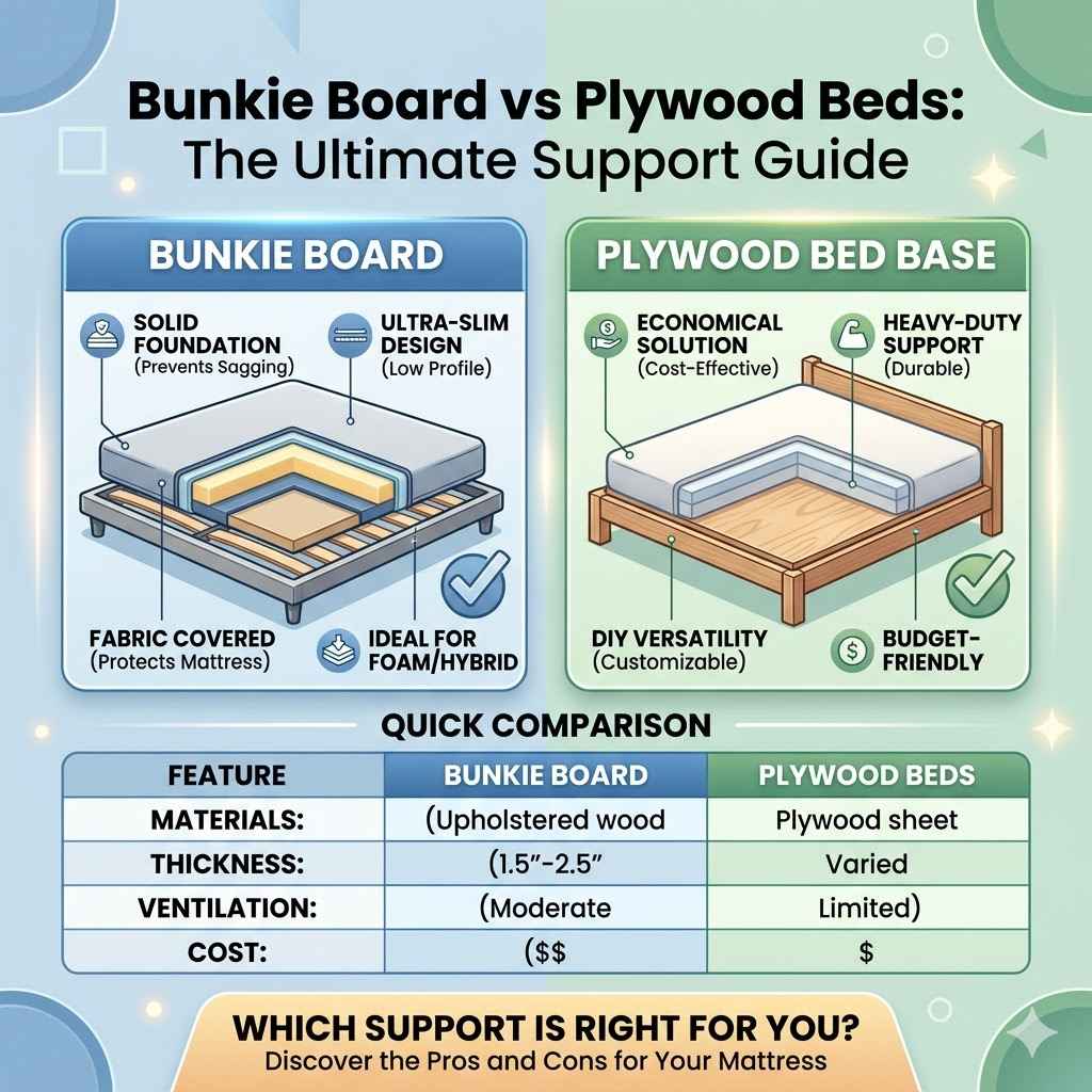 Bunkie Board vs Plywood Beds