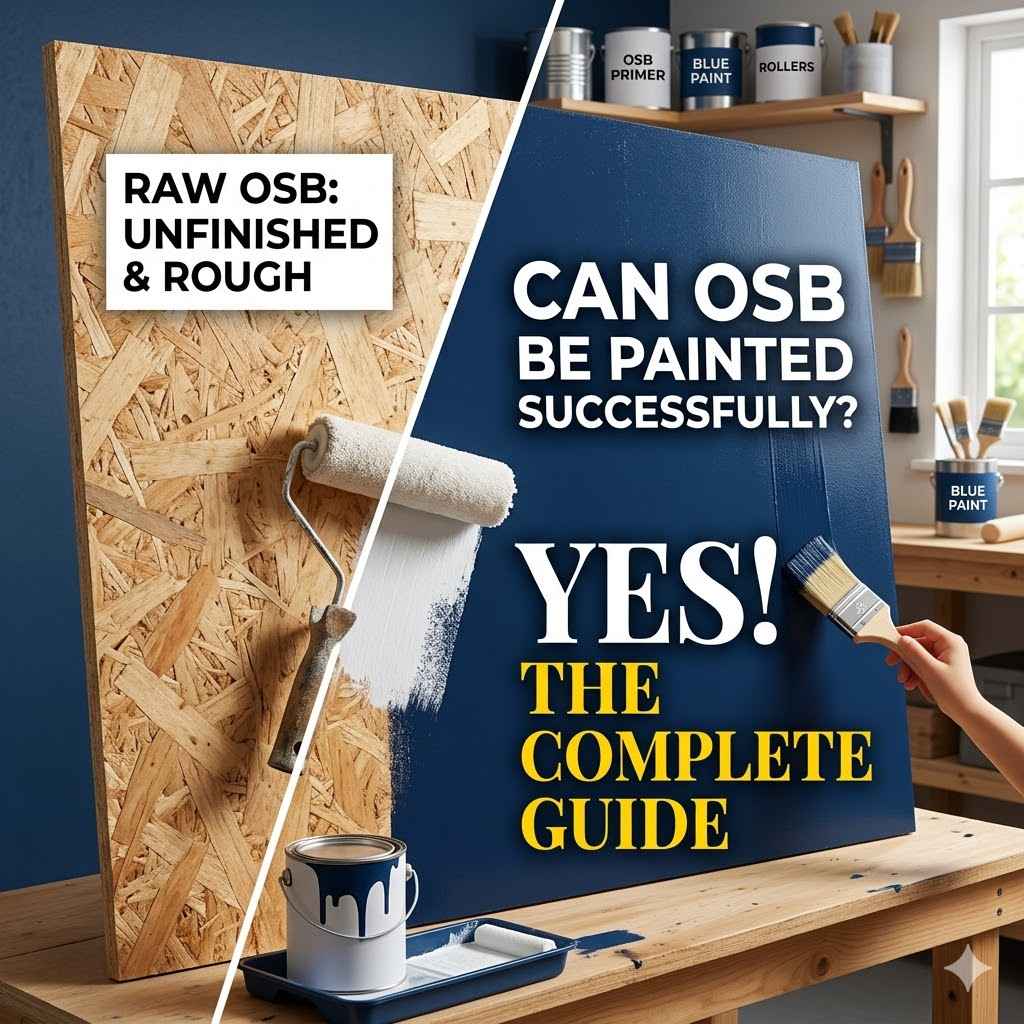 Can OSB Board Be Painted Successfully
