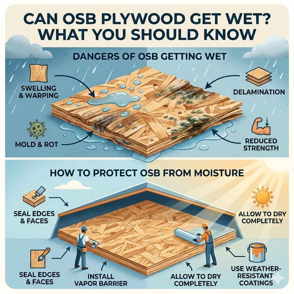 Can OSB Plywood Get Wet