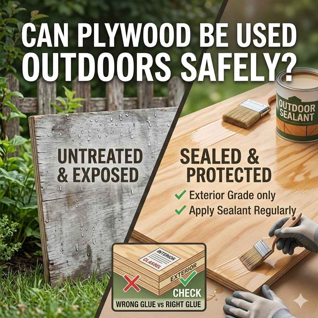 Can Plywood Be Used Outdoors Safely