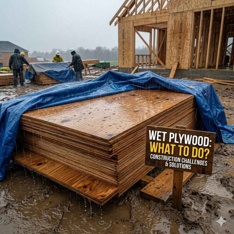 Can Plywood Get Wet During Construction