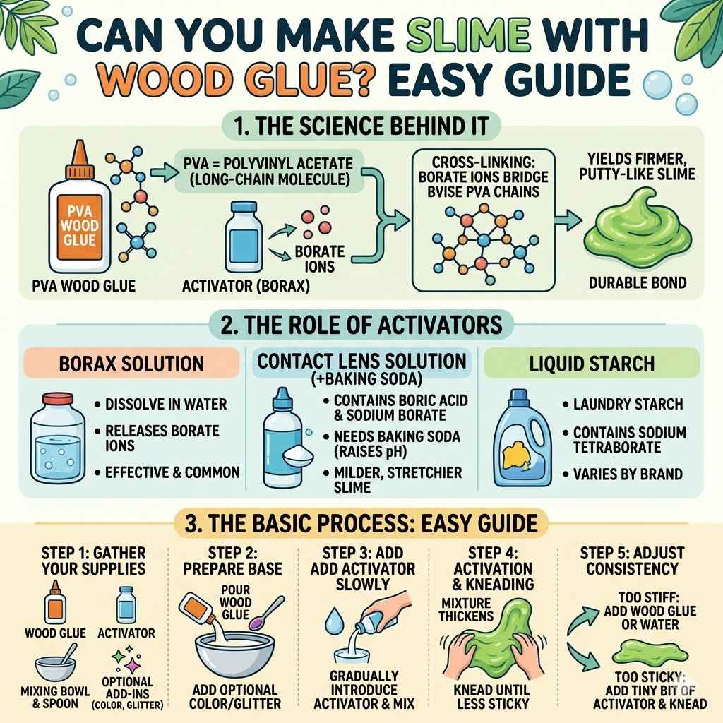 Can You Make Slime with Wood Glue Easy Guide 