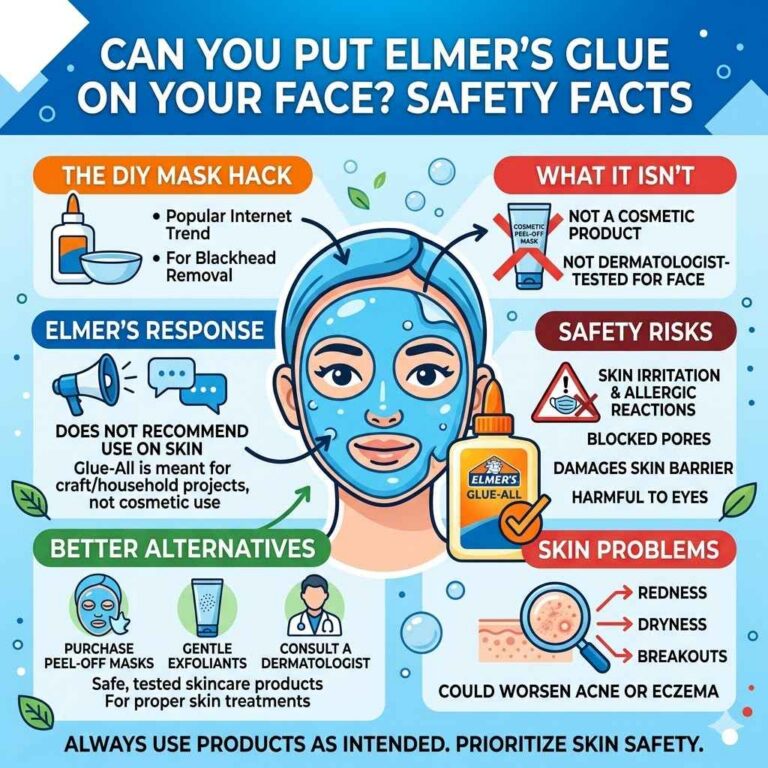 Can You Put Elmer's Glue on Your Face Safety Facts