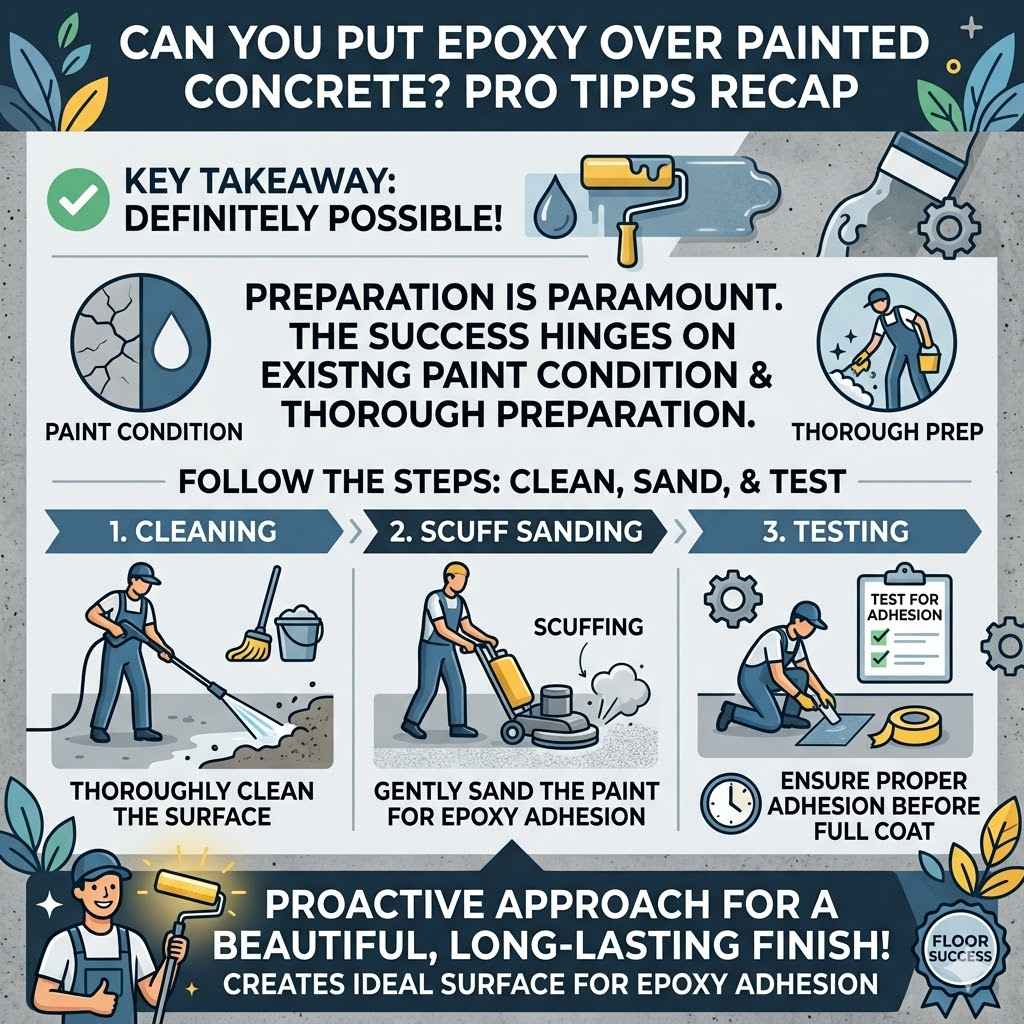 Can You Put Epoxy Over Painted Concrete?