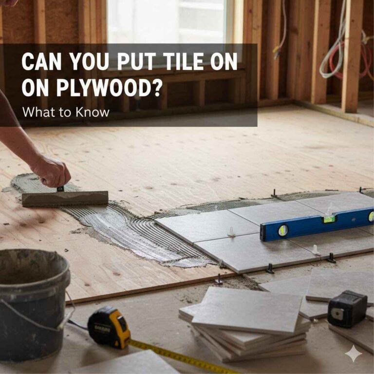 Can You Put Tile on Plywood What to Know