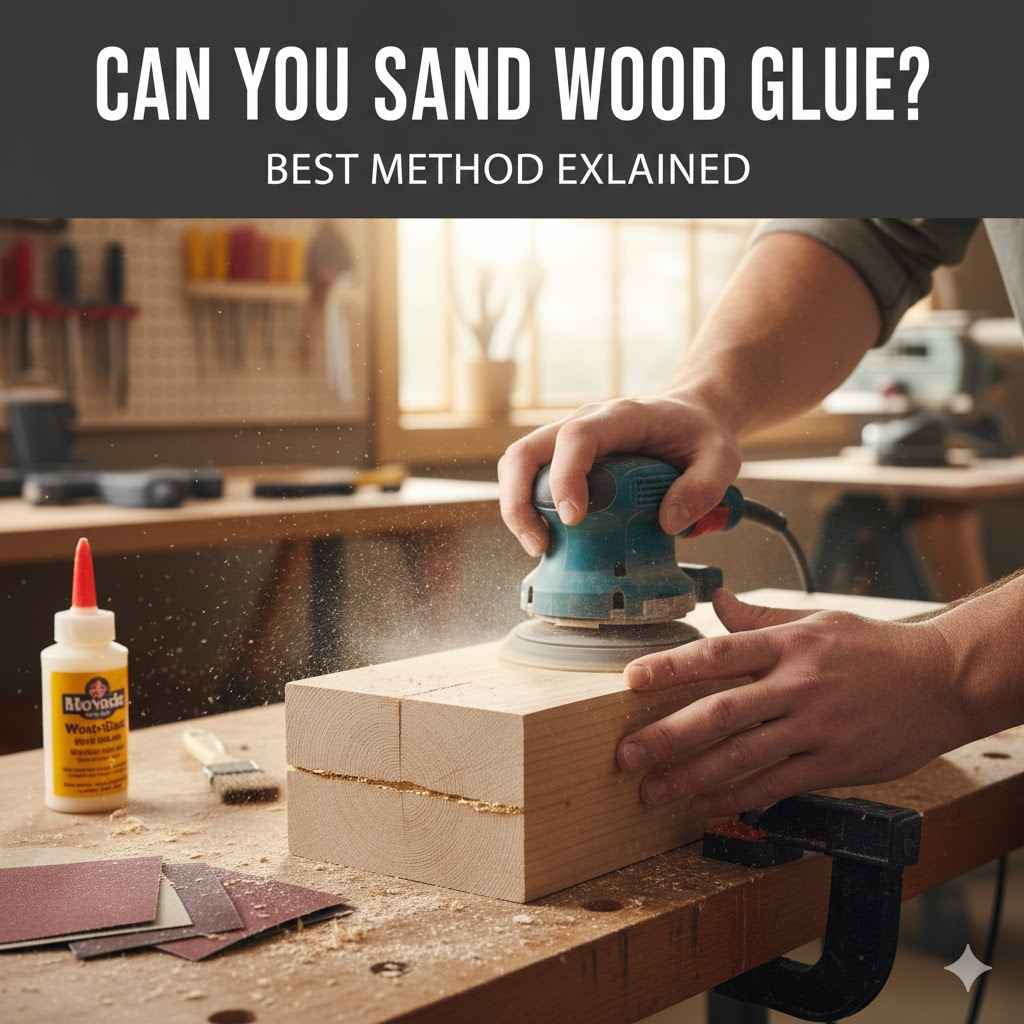Can You Sand Wood Glue Best Method Explained
