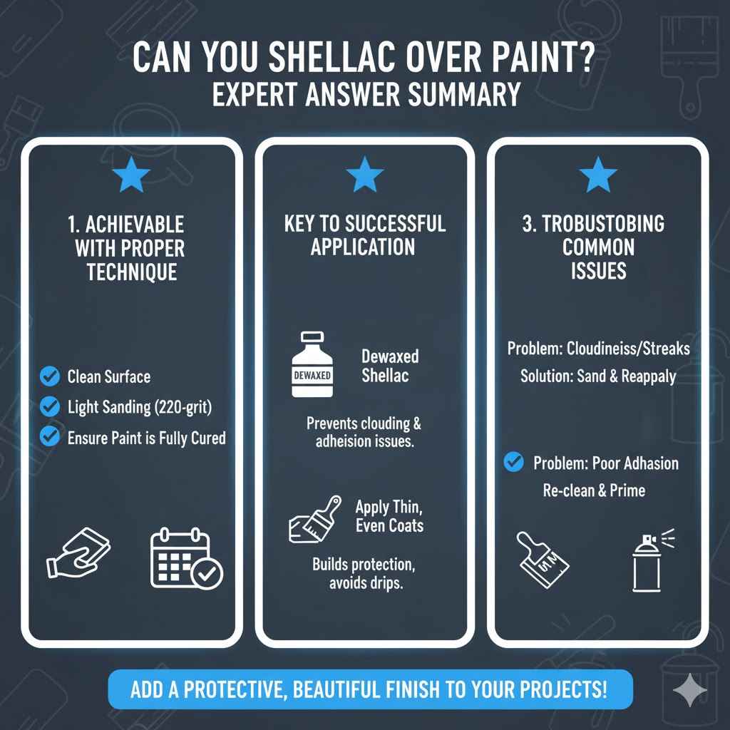 Can You Shellac Over Paint?