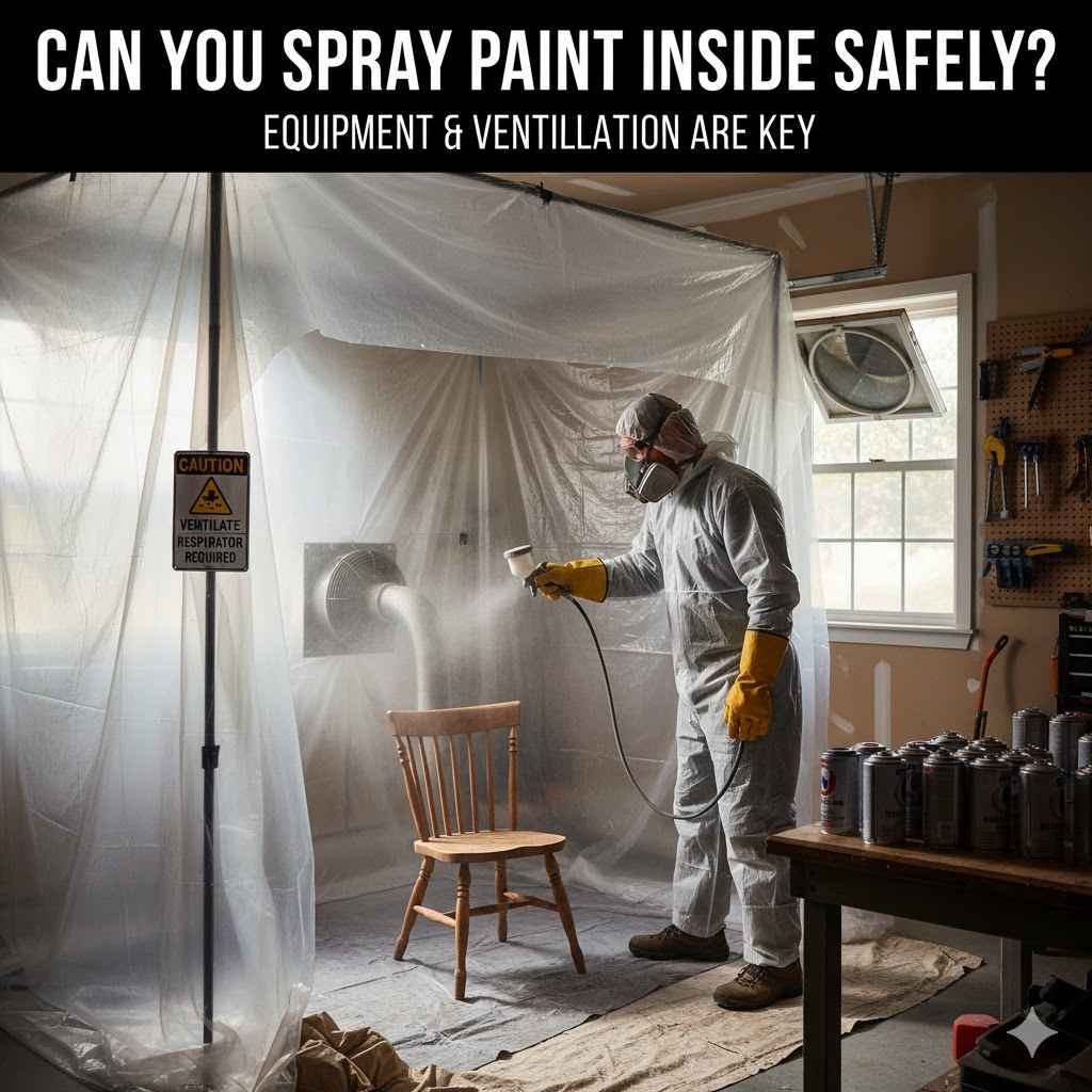 Can You Spray Paint Inside Safely?