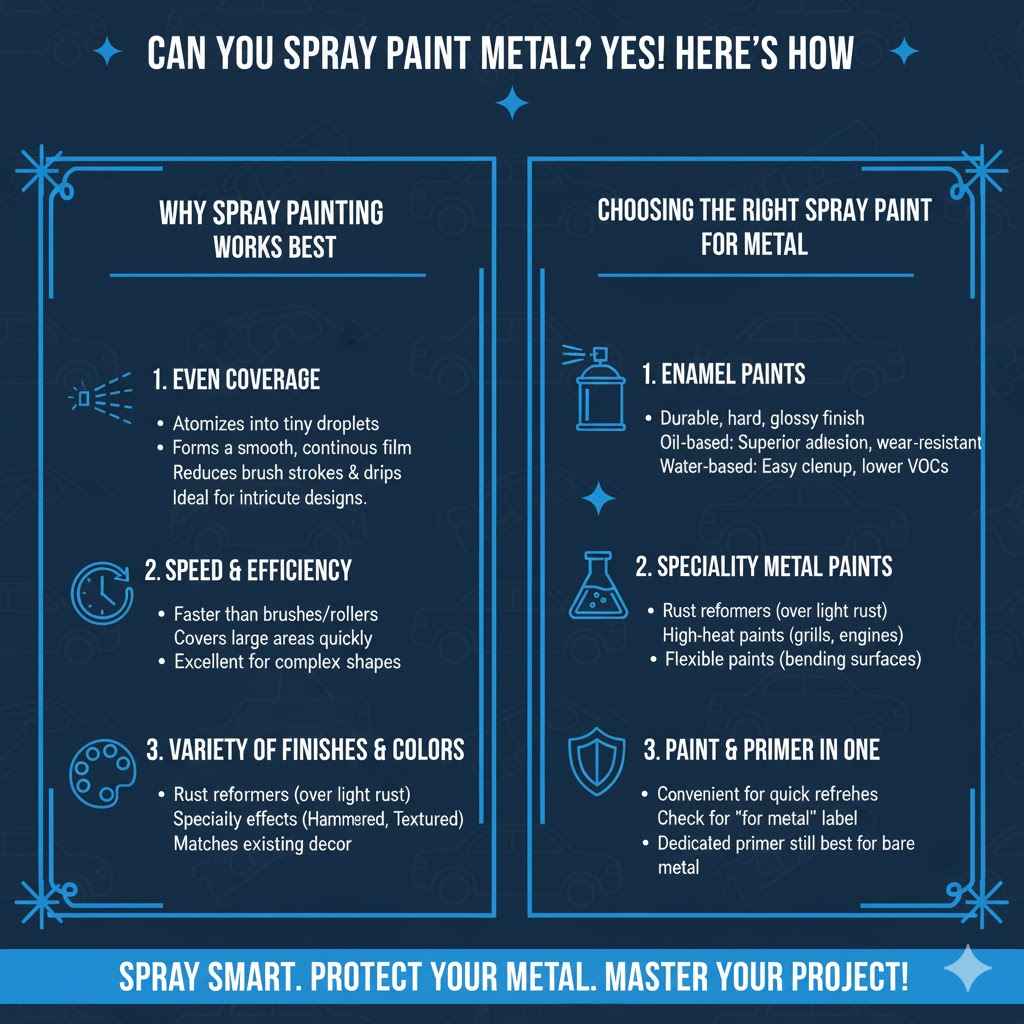 Can You Spray Paint Metal Yes Here's How