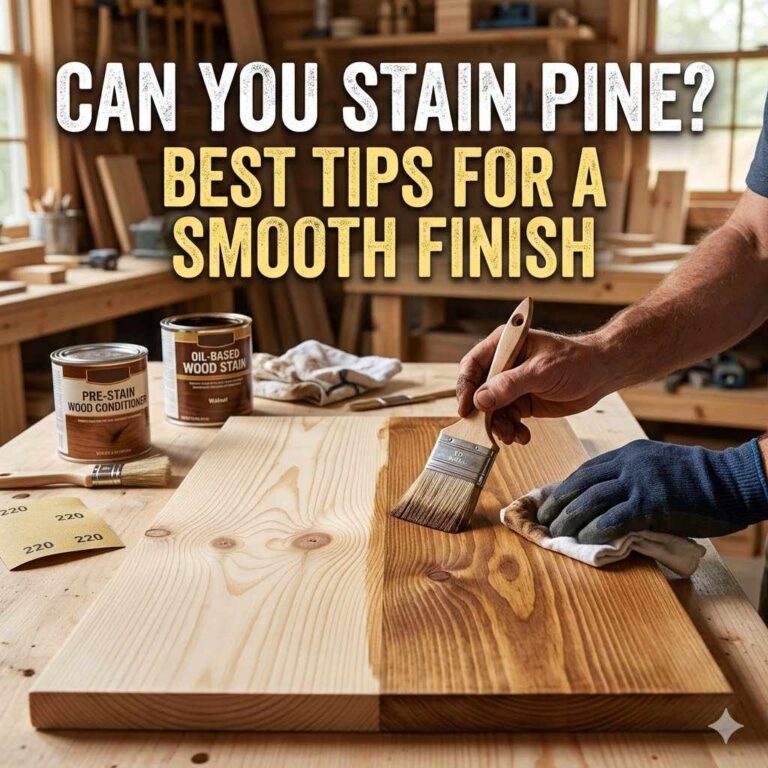 Can You Stain Pine