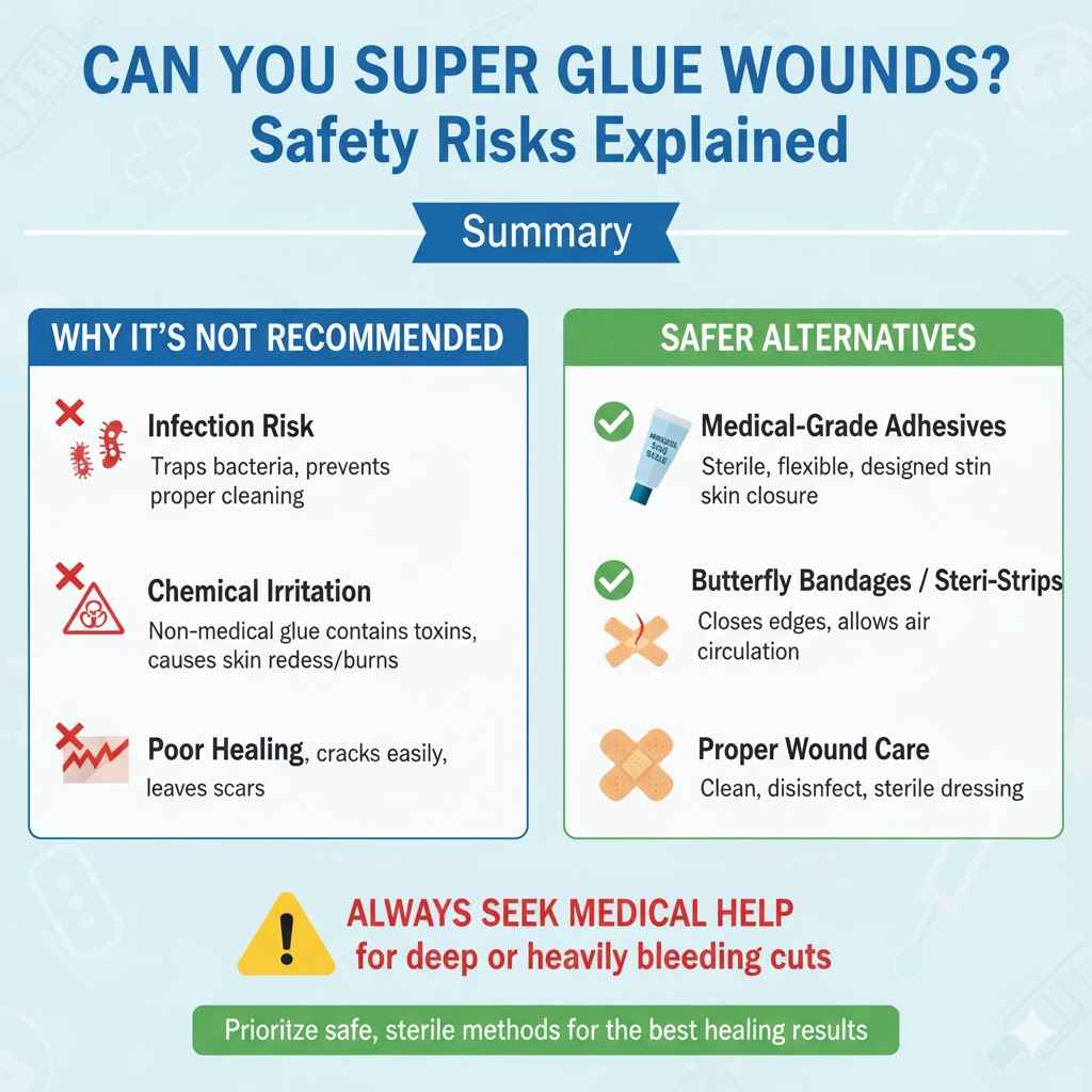 Can You Super Glue Wounds Safety Risks Explained