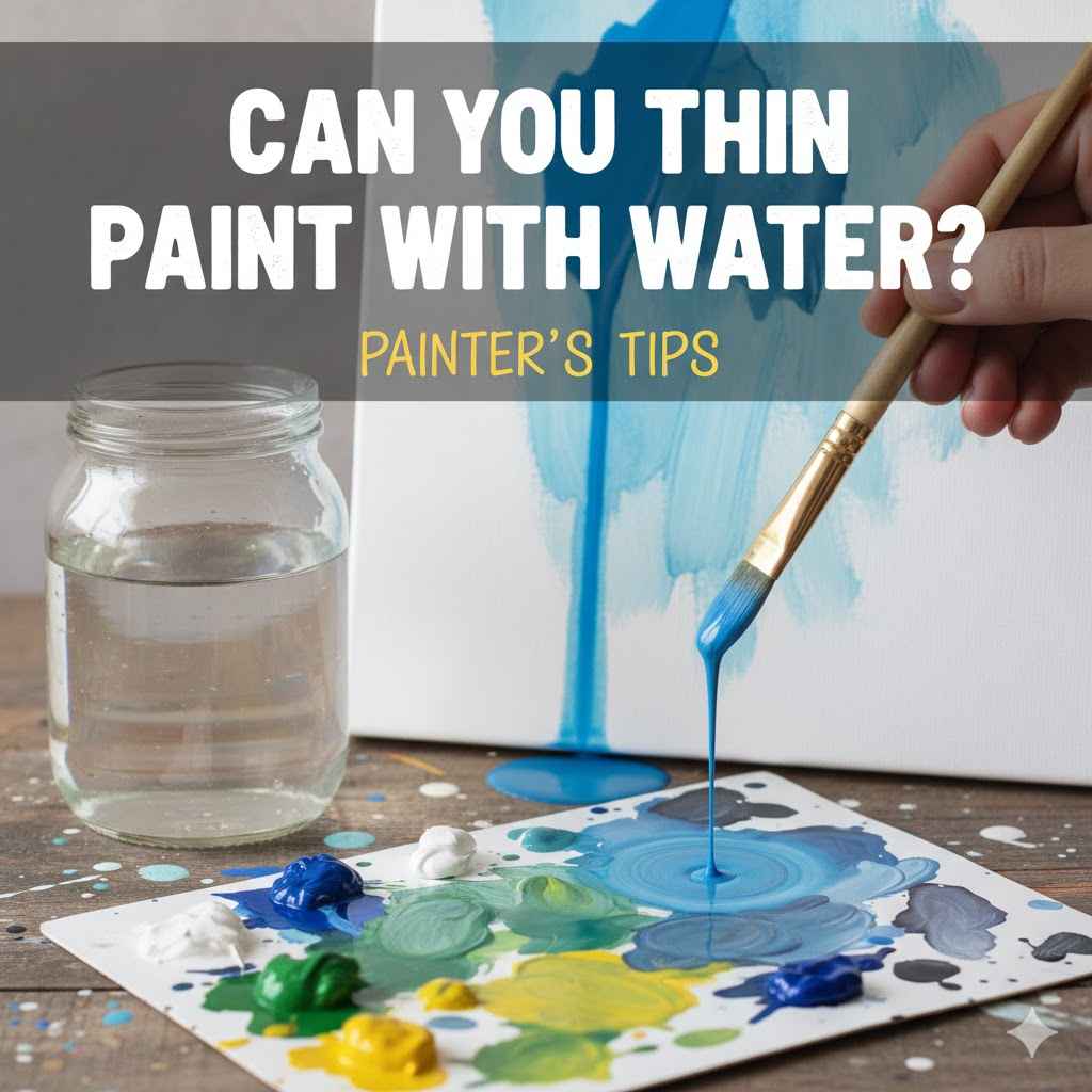 Can You Thin Paint With Water