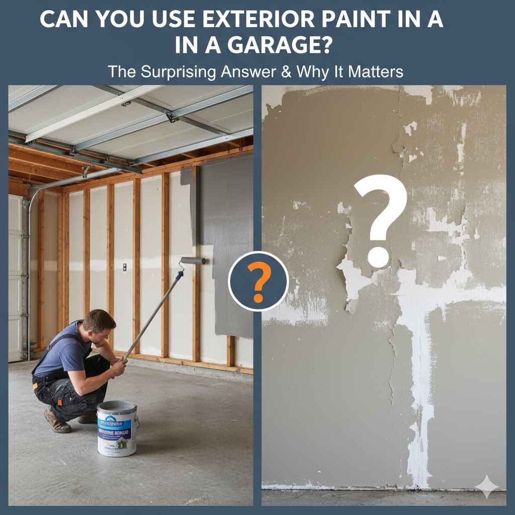 Can You Use Exterior Paint in a Garage