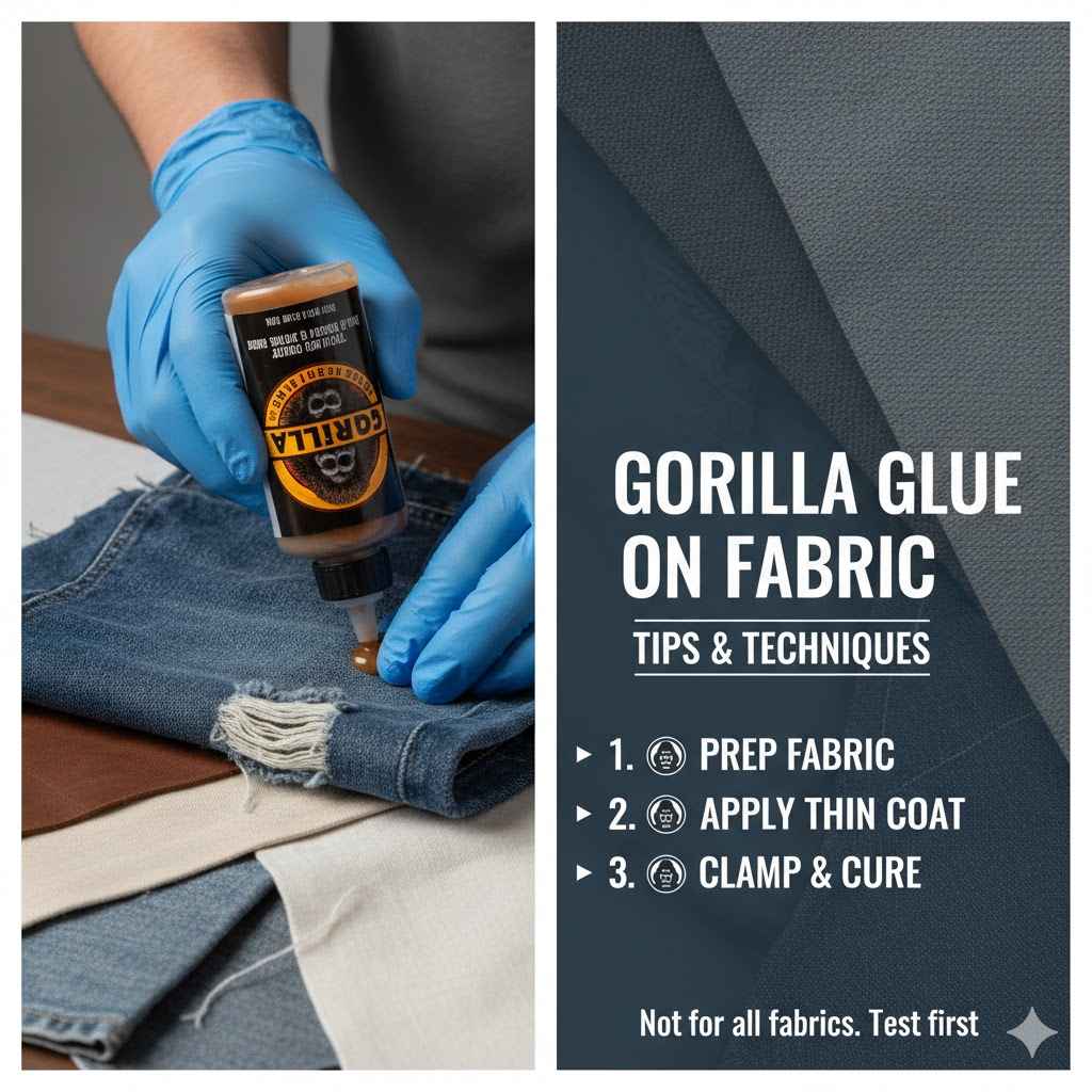 Can You Use Gorilla Glue on Fabric Tips
