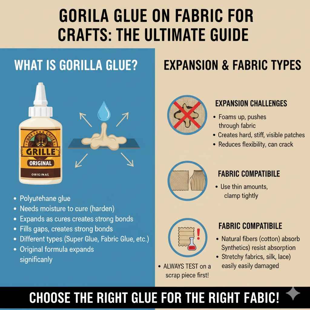 Can You Use Gorilla Glue on Fabric for Crafts