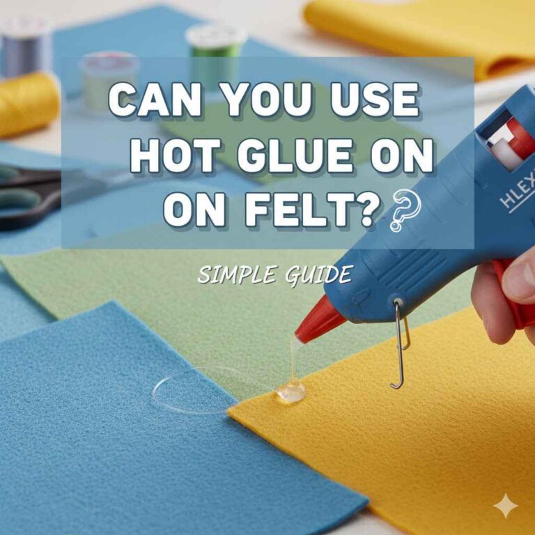 Can You Use Hot Glue on Felt?