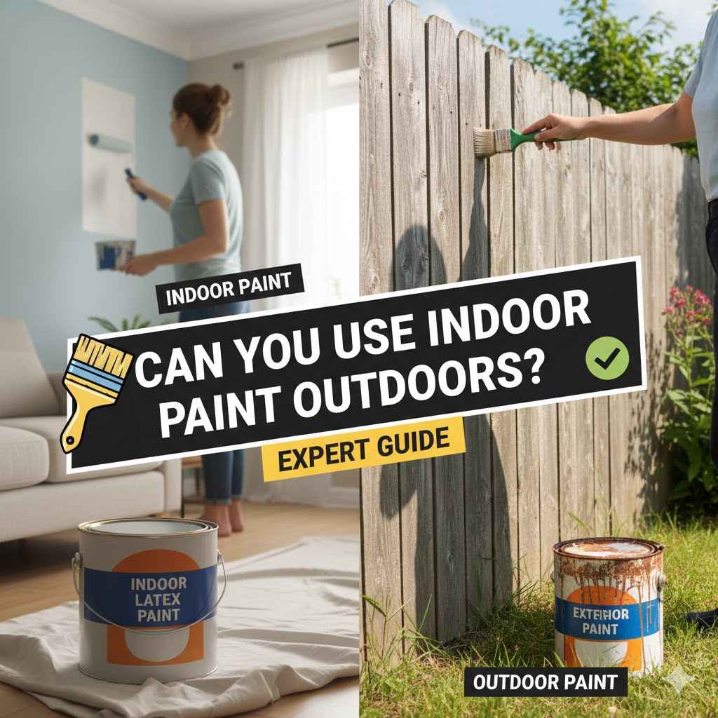 Can You Use Indoor Paint Outdoors Expert Guide