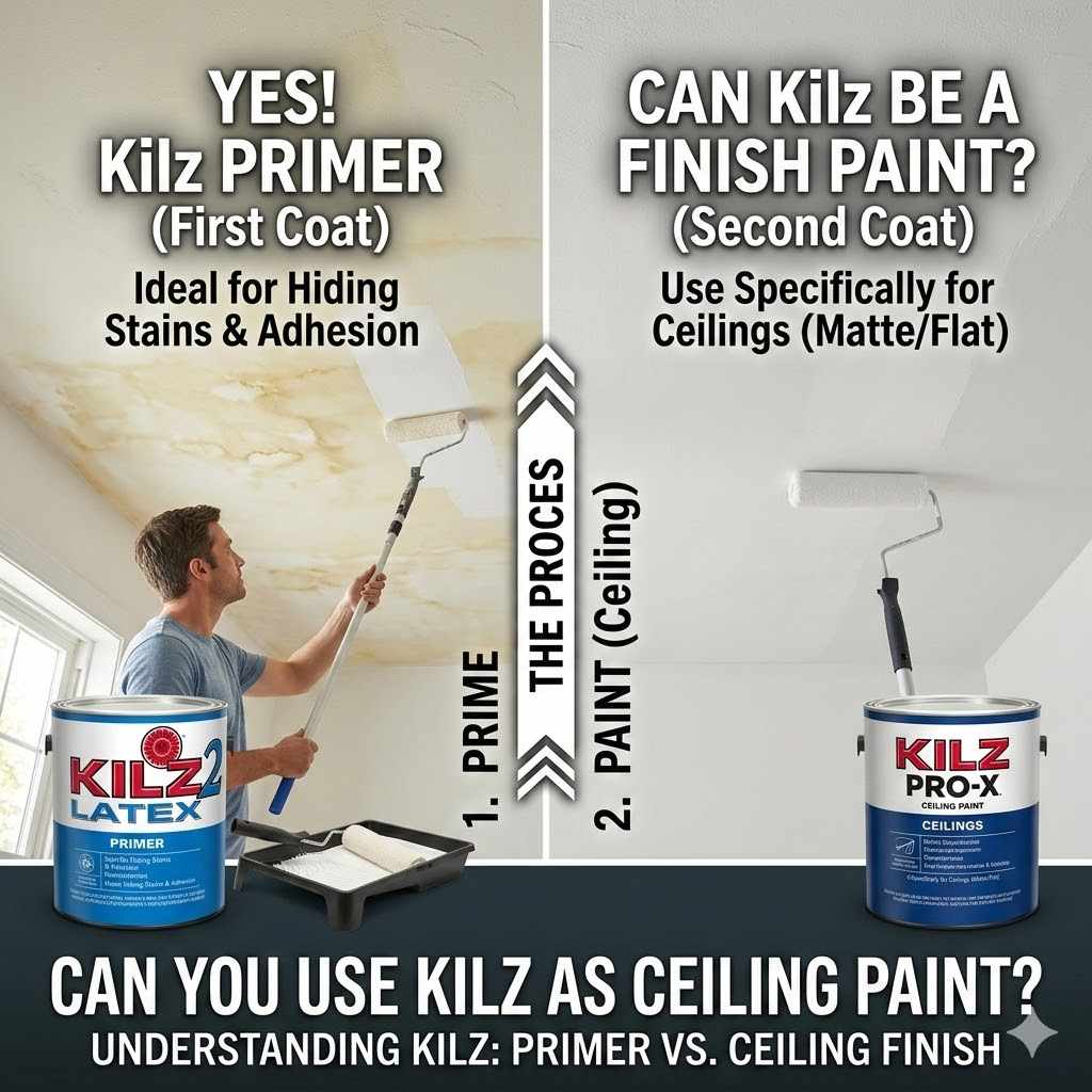 Can You Use Kilz as Ceiling Paint