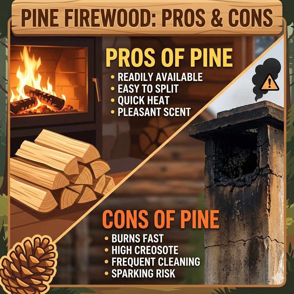 Can You Use Pine as Firewood?