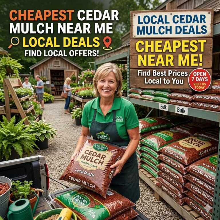Cheapest Cedar Mulch Near Me Local Deals