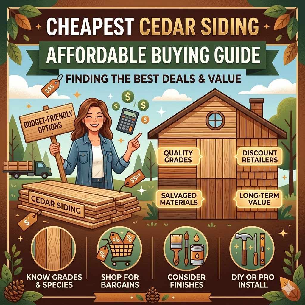 Cheapest Cedar Siding Affordable Buying Guide