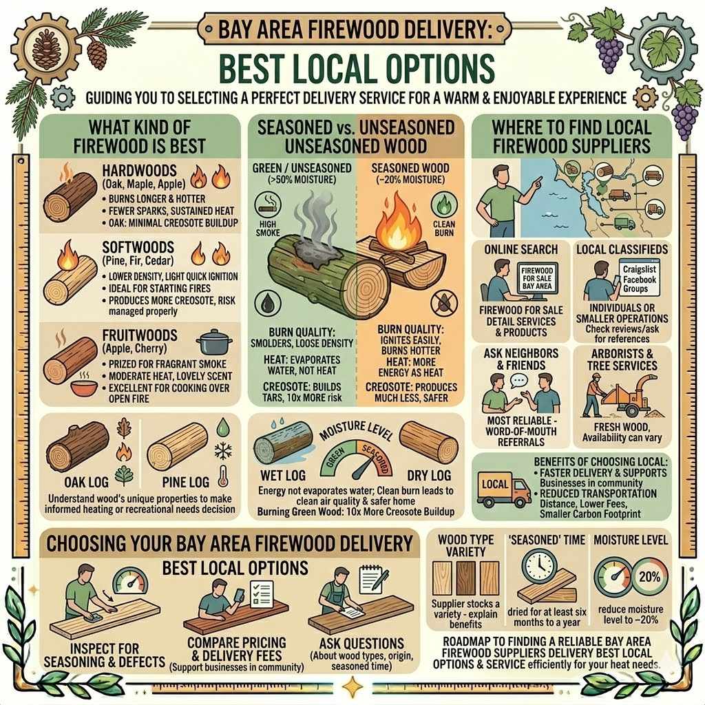 Choosing Bay Area Firewood Delivery Best Local Options