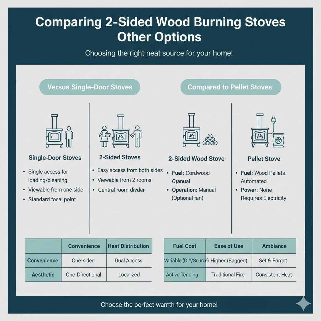 Comparing 2-Sided Stoves to Other Options
