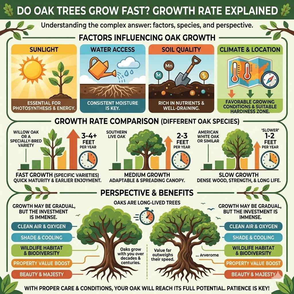 Do Oak Trees Grow Fast?