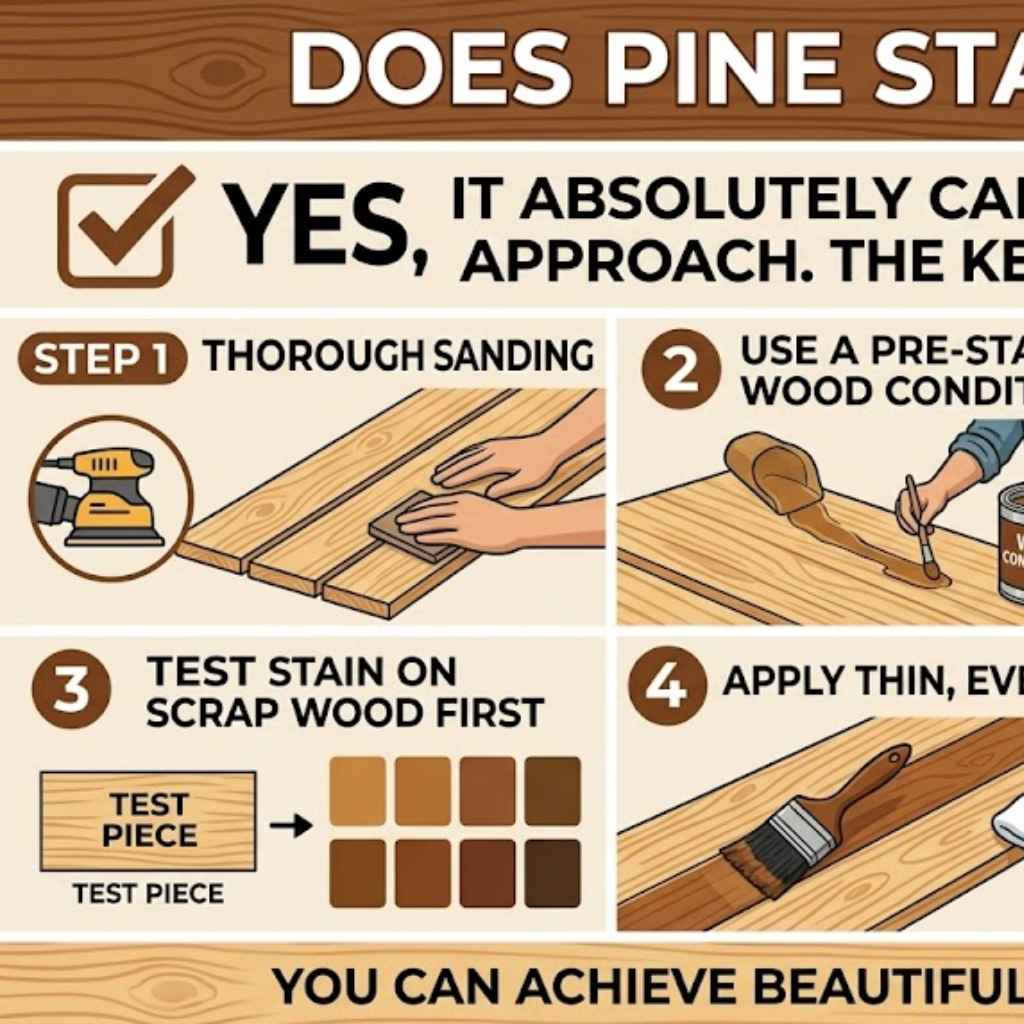 Does Pine Stain Well?