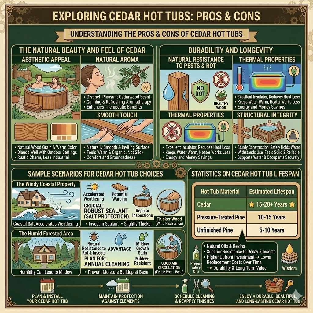 Exploring Cedar Hot Tubs Pros and Cons